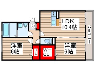 ヒルズひがし野　A棟の物件間取画像